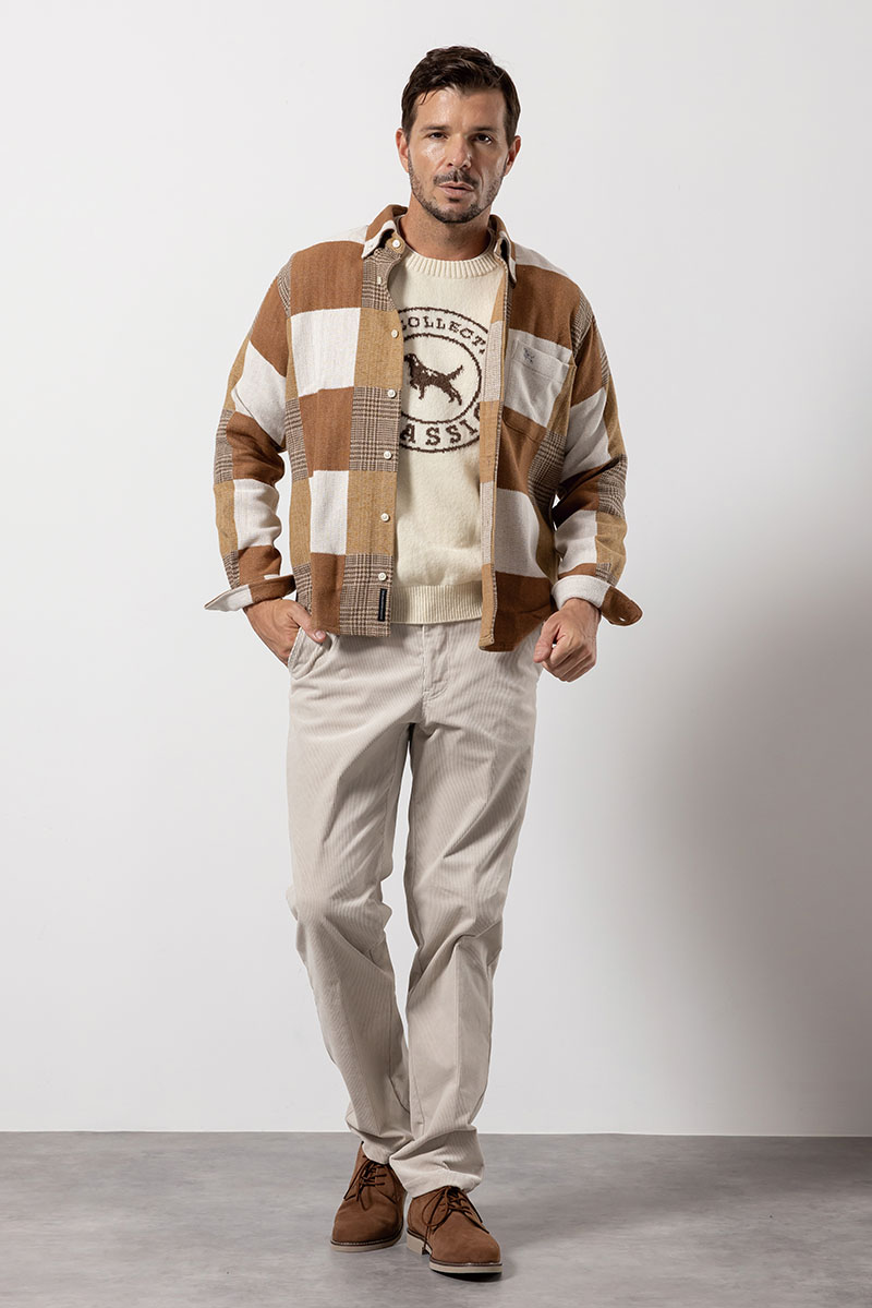 Patchwork Overshirt Style