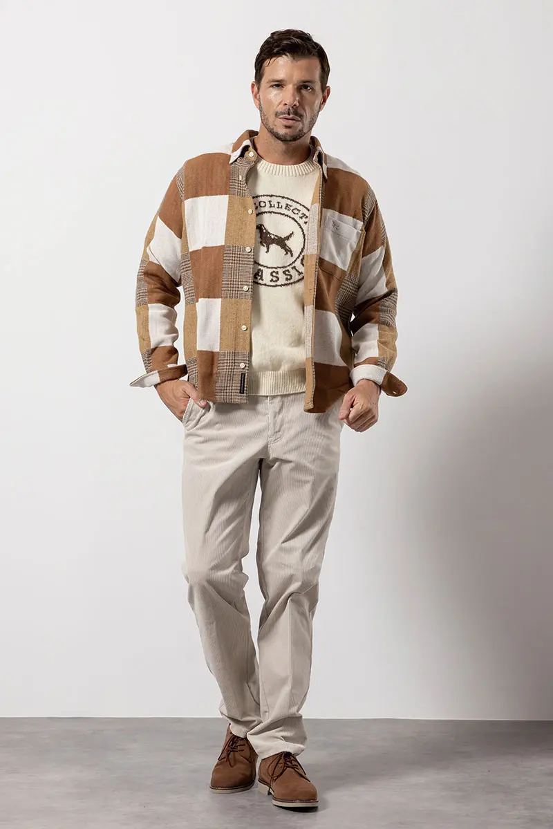 Patchwork Overshirt Style | ケンコレクション